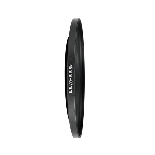 Image of 49-67mm Step-Up Ring Adapter, 49mm to 67mm Step Up Filter Ring for 49mm Lens Install 67mm ND CPL UV Camera Lens Filter(49mm-67mm)