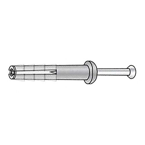 Hammr Drv Pin Anchor, Mushrm, 4in, PK100
