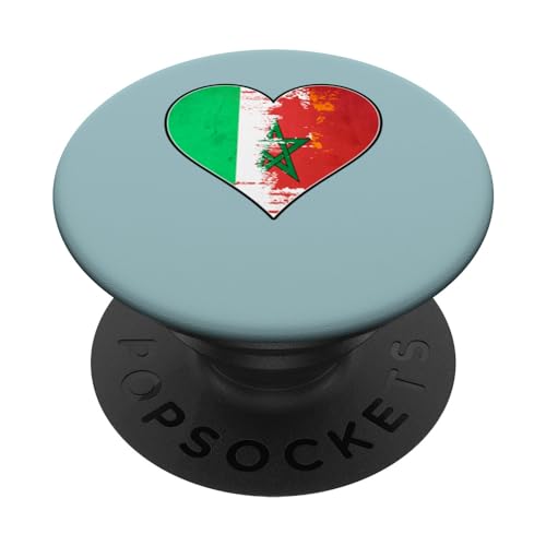 Mezcla de corazones irlandeses y marroquíes PopSockets PopGrip Intercambiable
