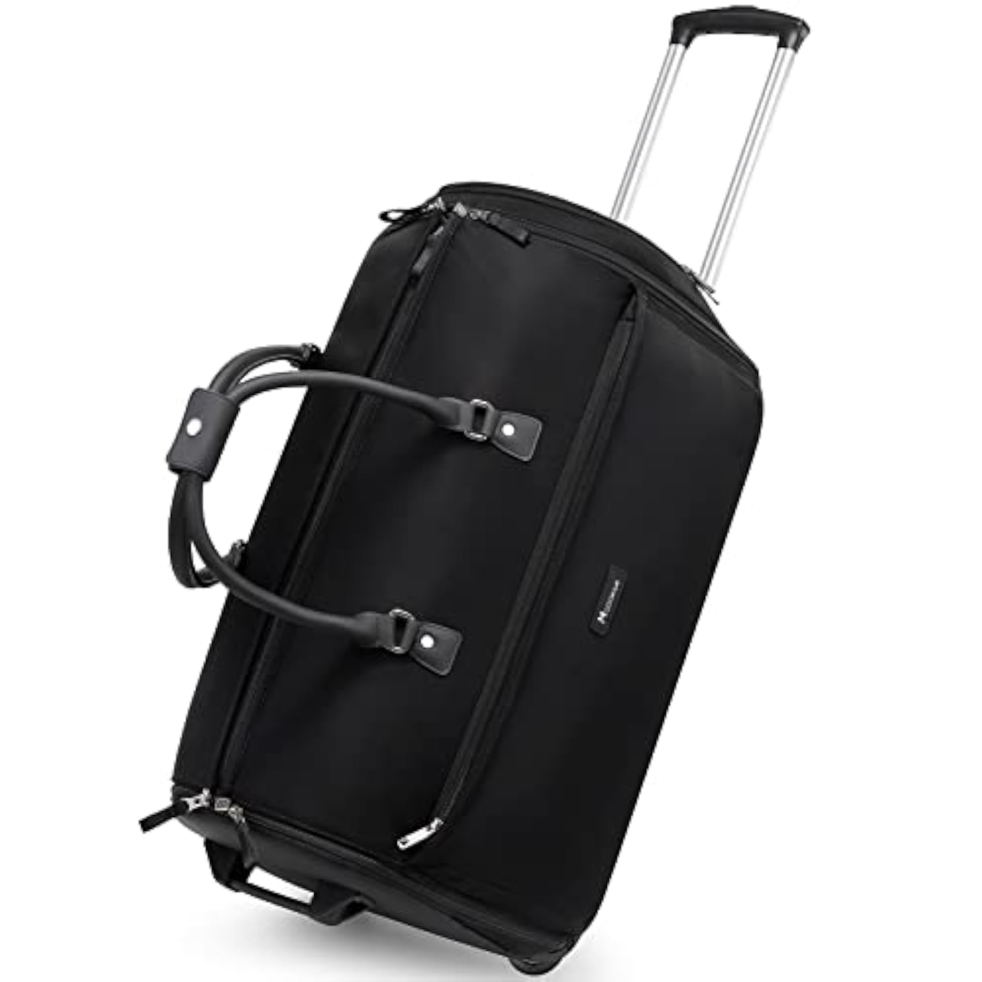Rolling Garment Bag with Shoe Pouch for Travel
