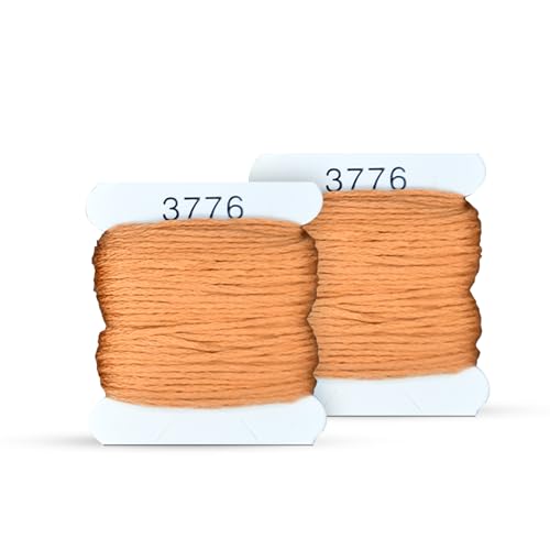 Image of Embroidery Floss Kit and Refills - Cotton Threads - DMC Color Coding for Cross Stitch, String Crafts, Friendship Bracelets