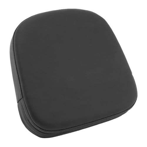 Dossier sissy bar en cuir PU noir de qualité supérieure pour moto Touring
