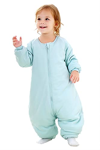 Baby Sleep Bag with Feet Winter, Wearable Blanket with Legs, Sack for Toddler Thicken 3.5 TOG (18-36 Months, Medium)
