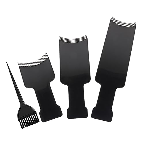 minkissy Hair Coloring Brush Set Highlighting Kit Foil Board Salon Brushes Hair Combs