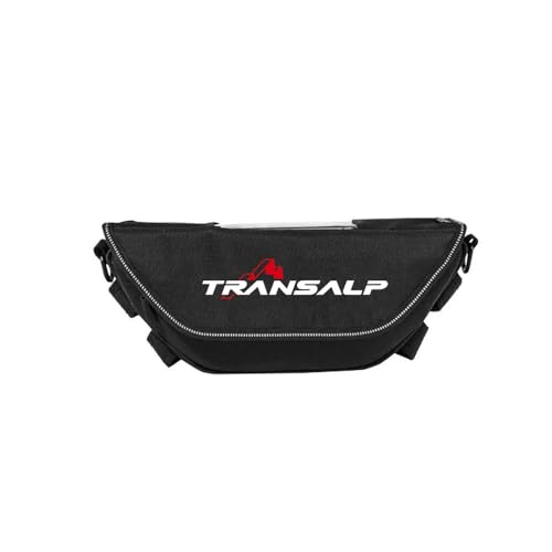 Generico Borsa da manubrio per Transalp XL 600 V XL700V TRANSALP XL 700 600 V Borsa da viaggio per navigatore per volante per moto Borsa per telefono impermeabile e antipolver