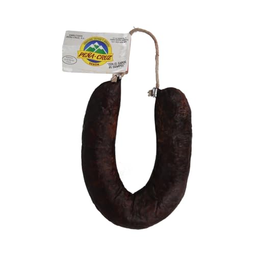 PEÑA CRUZ Morcilla de Serón: Dulce, Picante y Bola Picante – 360g / con Productos de Almería/Envío Refrigerado – Elaboración Tradicional y Sin Gluten (1 PIEZA, Morcilla de Serón)
