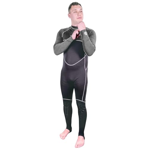 Tilos Proto-Skin 1mm Metalite Coated Limestone Neoprene Wetsuit (Black, XX-Large)