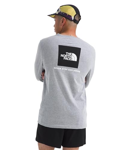 The North Face Men’s Core Box Long Sleeve NSE Tee | T-Shirt with Ribbed Collar & Cuffs for Durability