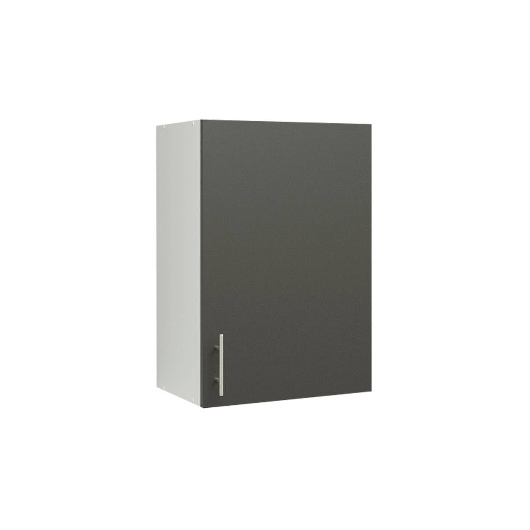 JD Greta 500mm Kitchen Wall Cabinet with Doos – Wall Unit – Dark Grey Matt (Anthracite) – Modern Storage Cupboard