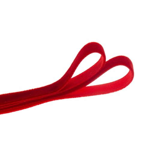 Image of QIANF Vintage Red Velvet Ribbon, 5 /8 Inch X 25Yd
