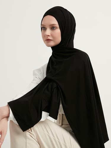 Modefa Women's Turkish Islamic Premium Jersey Hijab Shawl Wrap Scarf4