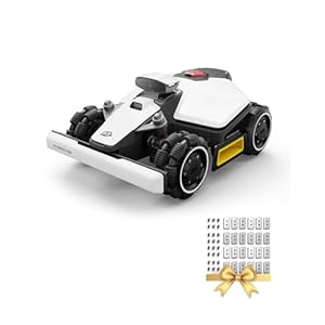 MAMMOTION LUBA mini AWD 800 Mähroboter ohne Begrenzungskabel, NetRTK+Vision, Keine RTK-Antenne erforderlich, Auto-Kartierung, Empf. 800m², Max. 1000m², mit 4G-Modul, 80% Steigung