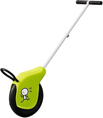 AZIEBAY 手押し車 押し手付き乗用玩具 安全 安定 耐用 洗浄容易 シート付き単輪車 多機能 ポータブル 組立容易 家庭 ・公園プレイエリア・散歩等場所対応、子供が座って楽しむことができ、様々な遊戯方法が可能で、持ち運びが簡単でどこにでも持って行け、