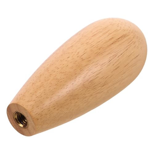 MAGICLULU Mango de Grifo de Cerveza Madera de Goma para Perilla de Grifo Accesorios de Cerveza para Bares y Fiestas