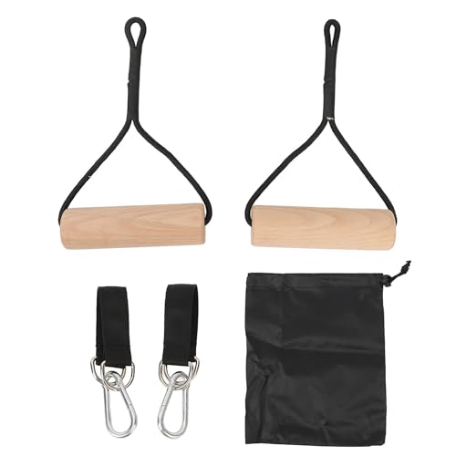 Anillas Gimnasticas de Madera Portátiles para Entrenamiento miniatura 5