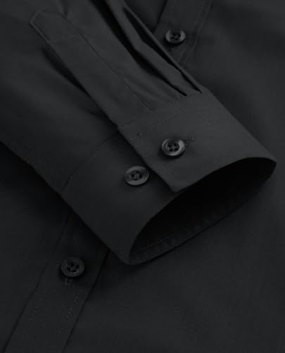 siliteelon Button Down Shirts Dress Shirts for Women Long Sleeve Womens Work Shirts Regular Fit Cotton Dress Shirts4