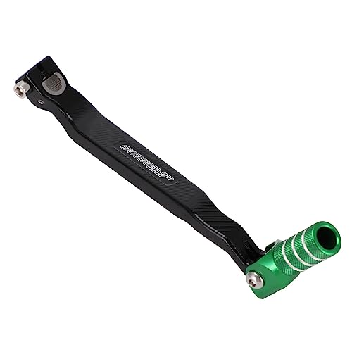 Image of JFG Racing Motorcycle Gear Shifter Lever Extended 10mm Folding Tip CNC for KLR 650 KLR650 1987-2018 Green