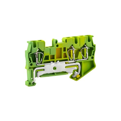 Bornier de terre pour rail DIN PE ST-2.5 avec connecteur trois conducteurs