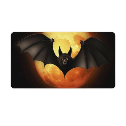 Tapis de souris de jeu grand format anti-dérapant Halloween