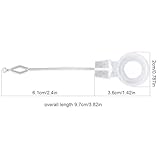 5 Pcs Fridge Drain Hole Plunger, Universal Refrigeration Plastic Plunger Refrigerator Accessories, Reusable Mini Fridge Drain Hole Cleaning Tool - Image 2