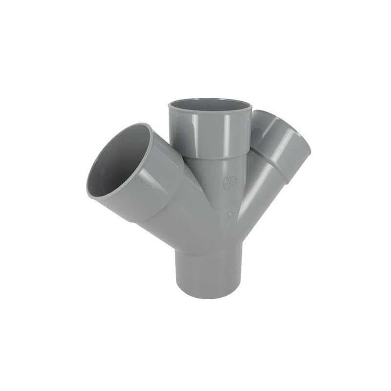Croix PVC 45 degré MF 110
