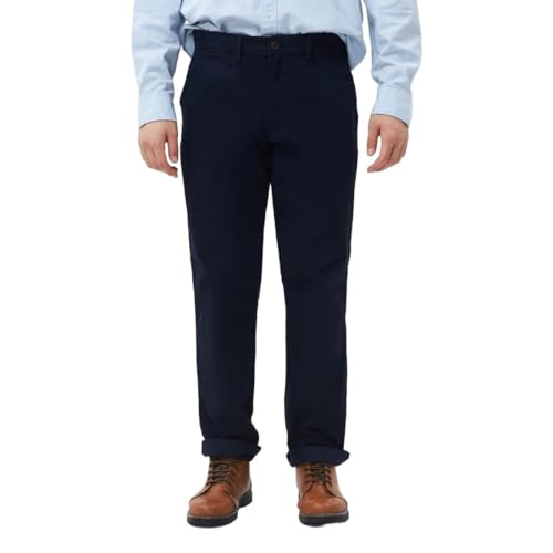 Image of Gap Men Solid Straight Fit Full Length Trousers