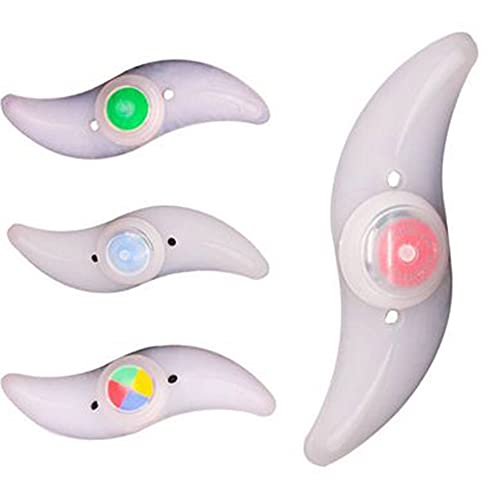 Enjoy Youth 自転車 ホイールライト スポーク LEDライト 綺麗な光の輪ができる自転車 3種点灯 多色変換パターン 夜道 安全警告ライト 簡単 防水 取り付け タイヤライト (4個セット)