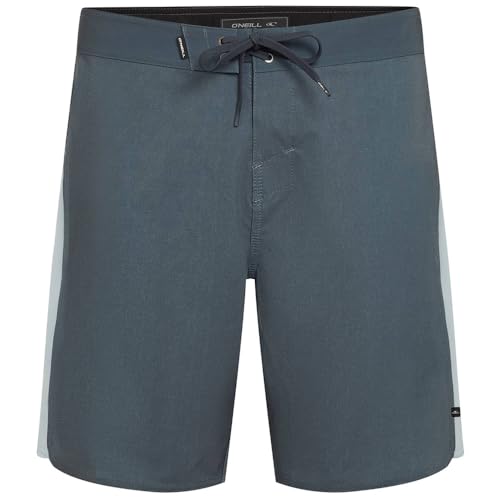 Bañador tipo boardshort O'NEILL Hyperfreak elástico para hombre short de agua gris de 18 pulgadas