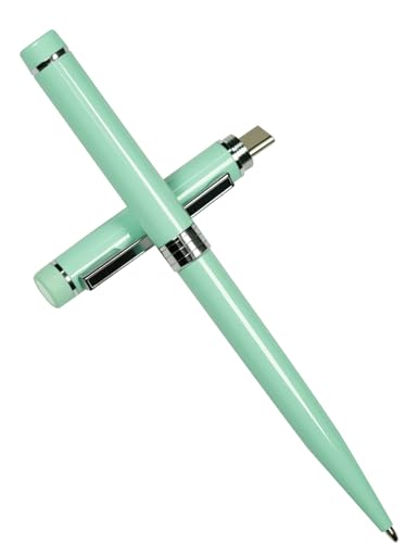 Stylo roller 3 en 1 noir de luxe avec clé USB et connecteur USB-C pour ordinateur