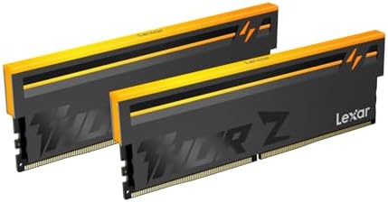 Lexar THOR Z Series RGB DDR5 RAM 32GB Kit (2x16GB) 6000 MHz, DRAM...
