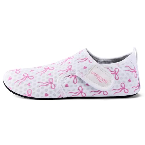 Image of WateLves Water Shoes for Women Men Swim Beach Aqua Socks Quick Dry Barefoot House Slippers Travel Shoes with Adjustable Magic Tape for Pool Diving Boating Yoga Surf