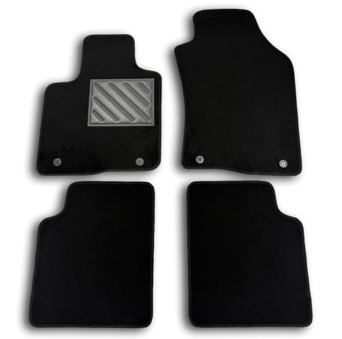 Tappetini Lancia Ypsilon III dal 2011-2024, su Misura, Antiscivolo, battitacco in gomma rinforzata, bottoni di fissaggio