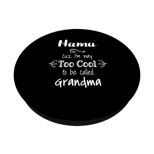 Too Cool Nama Special Grandma PopSockets Swappable PopGrip, Black - Image 2