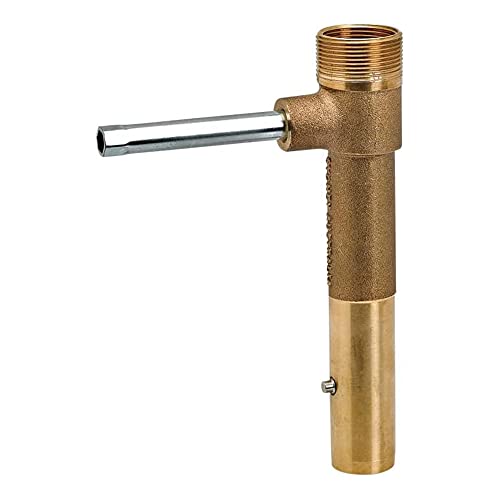 Underhill Quick Coupler Key Tool for Coupler Valve, 1 1/2-Inch MPT x 1 1/4-Inch FPT Outlet, Sprinkler Irrigation System, Solid Brass, QK-150RBTB