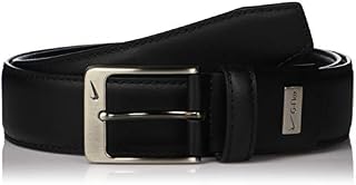 NIKE Men's Leather Woven G-Flex, black, L