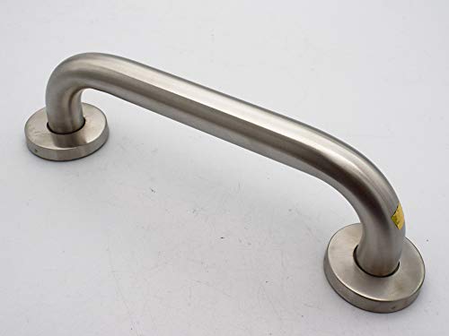 Image of RAB Grab Bar Handle Stainless Steel for Bathroom and Home Pack of 6-pcs (Code:- Hand Grab Bar, Finish:- Matt, Size:- 8 inch )