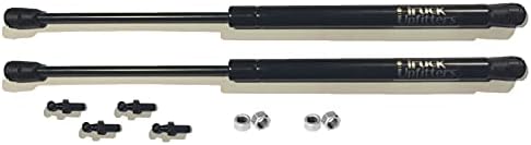 2 Truck Upfitters Gas Props for Undercover Tonneau Covers ONLY. 27.5" Extended and 15.6" Compressed Length (Measured from Center of Ball mounts), 38 pounds of Pressure ea. Incl 4 Ball mounts!
