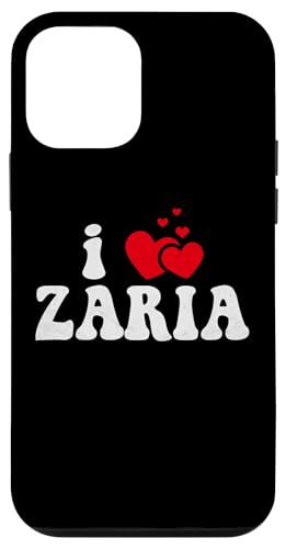 iPhone 12 mini I Love Zaria Funny Valentines Day Heart Love Women Zaria Case