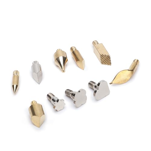 Yihua Punte Per Pirrografia Di Ricambio (Tipo Solido Tipo) Per Yihua 939D-Ii Yihua 930-Iv E Yihua 939D-Vii Kit Per La Combustione Del Legno