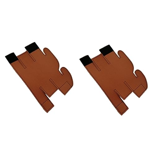 Protège-valves pour trompette étui de en cuir marron lot de 2 accessoires de protection