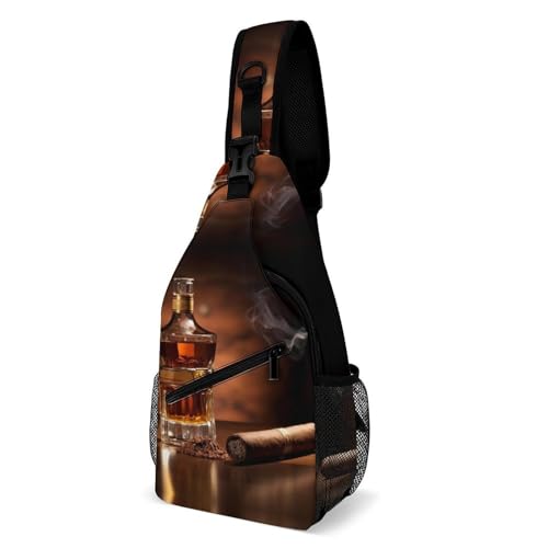 Morrales tipo sling Brandy Cigar para senderismo y uso diario