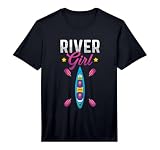 Mens River Girl | Kayaking Paddling | Canoe Kayak Performance T-Shirt
