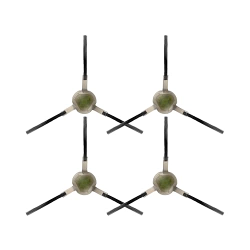 (4 piezas) M3, M330 Pro, M2 Pro, M210 Cepillos laterales de repuesto para Lefant M210B, M213S, M210S, M210, M213, M1, M310, M320, M210 Pro, M210P, OKP Life K2, K3, K3A, K4, K5, Aspiradora Robot, Kit