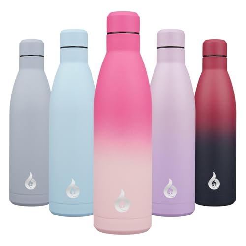 Image of BJPKPK 25oz Insulated Stainless Steel Water Bottles Reusable Metal Travel Sports Water Bottle Keep Cold and Hot,Cherry