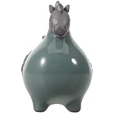 Design artistique inspiré : Ce vase à fleurs en céramique en forme de cheval illustre le savoir-faire chinois en matière de décoration , apportant une touche raffinée et traditionnelle qui valorise l'ambiance de votre salon ou bureau
