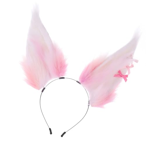 JSGHGDF Diadema realista con diseño flexible de Amime para cosplay, carnavales, festivales de música, reuniones, tocado, diadema flexible