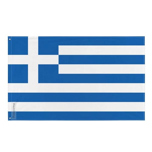 Drapeau Grèce haute résistance Pixelforma avec 10 œillets renforcés