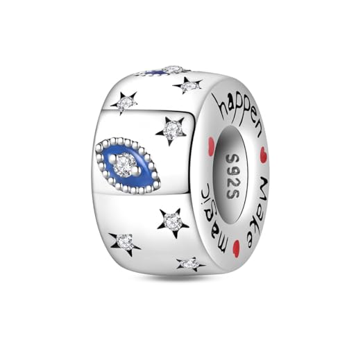 Image of 925 Sterling Silver Charms,Hypoallergenic Beads,Compatible with Pandora Bracelets and Necklaces,Women Holiday Gift Pendants