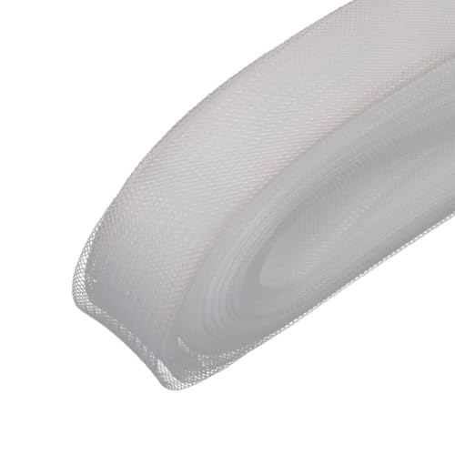 TMTGTS Cinta de malla de 15 cm, 10 yardas, elástica, crinolina, trenza de crinolina rígida, cinta de refuerzo, para coser en horsehair, trenza de crinolina para costura, vestido de novia, accesorio
