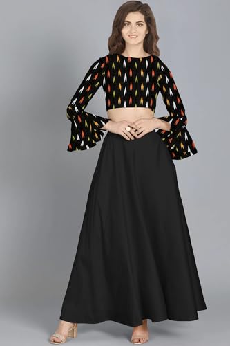 Image of Cotton Pochampally ikat unstitched blouse, Kurthi, long frock fabric material for women (1 meter, 2 meters & 3 meters)